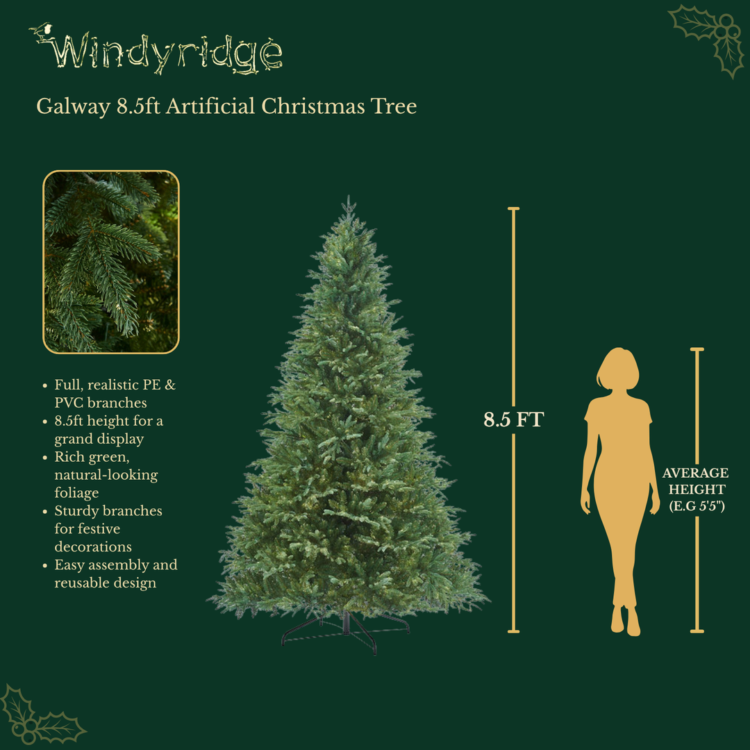 Rivington Fir Artificial Christmas Tree - 8.5 ft