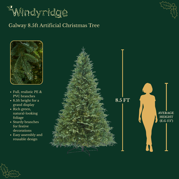Rivington Fir Artificial Christmas Tree - 8.5 ft
