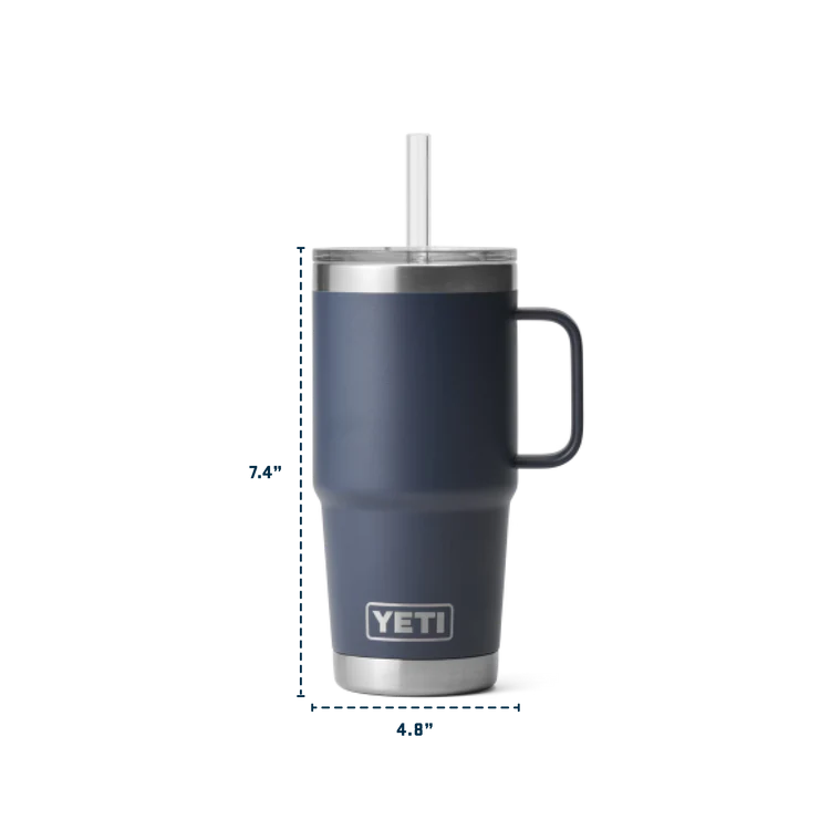 YETI RAMBLER 25 OZ STRAW MUG CHERRY BLOSSOM