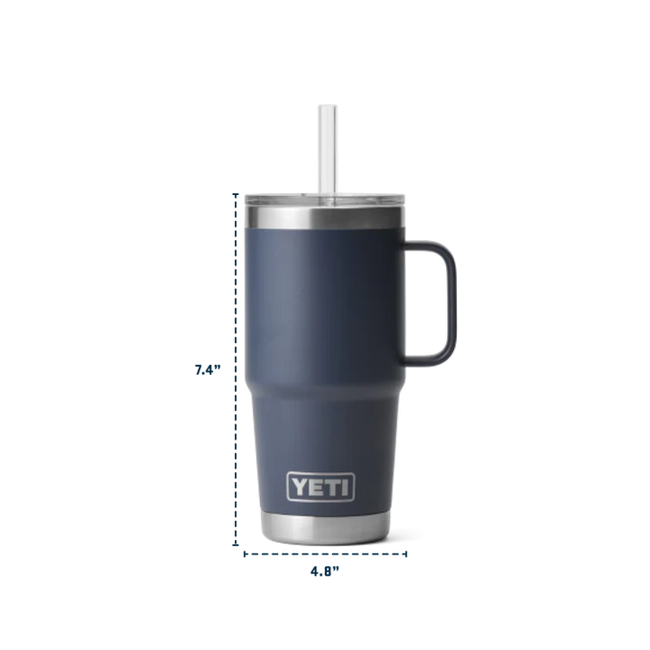 YETI RAMBLER 25 OZ STRAW MUG CHERRY BLOSSOM