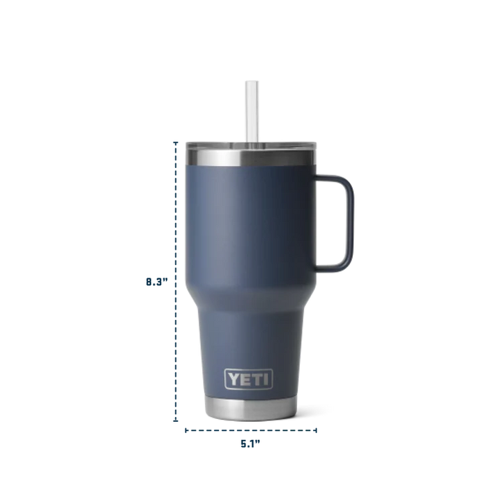 YETI RAMBLER 35 OZ STRAW MUG CHERRY BLOSSOM