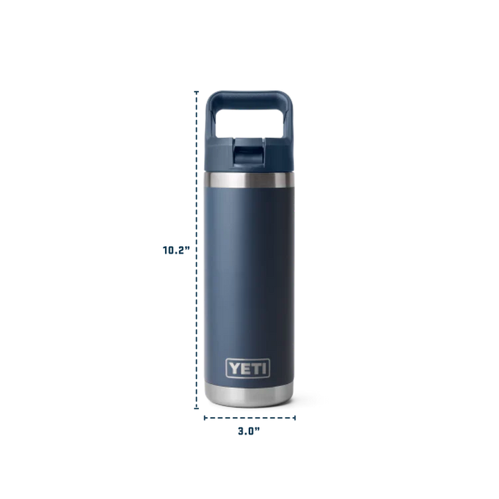 YETI RAMBLER 18 OZ COLOUR STRAW BOTTLE CHERRY BLOSSOM