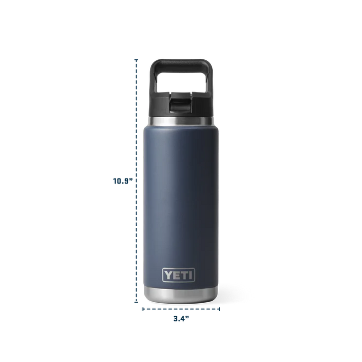 YETI RAMBLER 26OZ COLOUR STRAW BOTTLE RIDGELINE