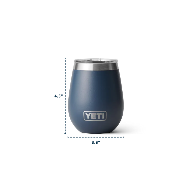 YETI RAMBLER 10 OZ WINE TUMBLER 2.0 BLACK FOREST GREEN