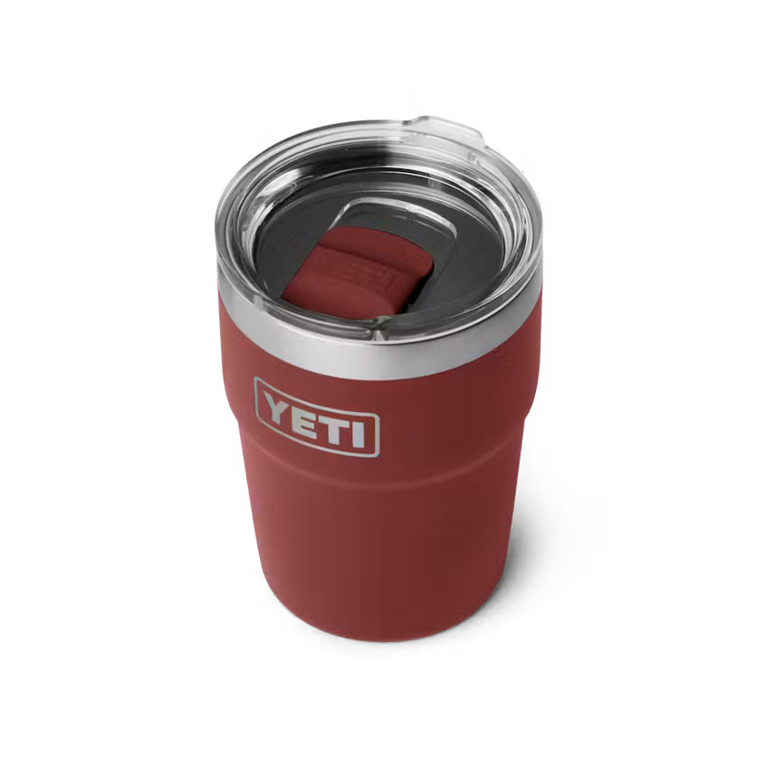 YETI RAMBLER 16 OZ STACKABLE CUP MS STAG RED