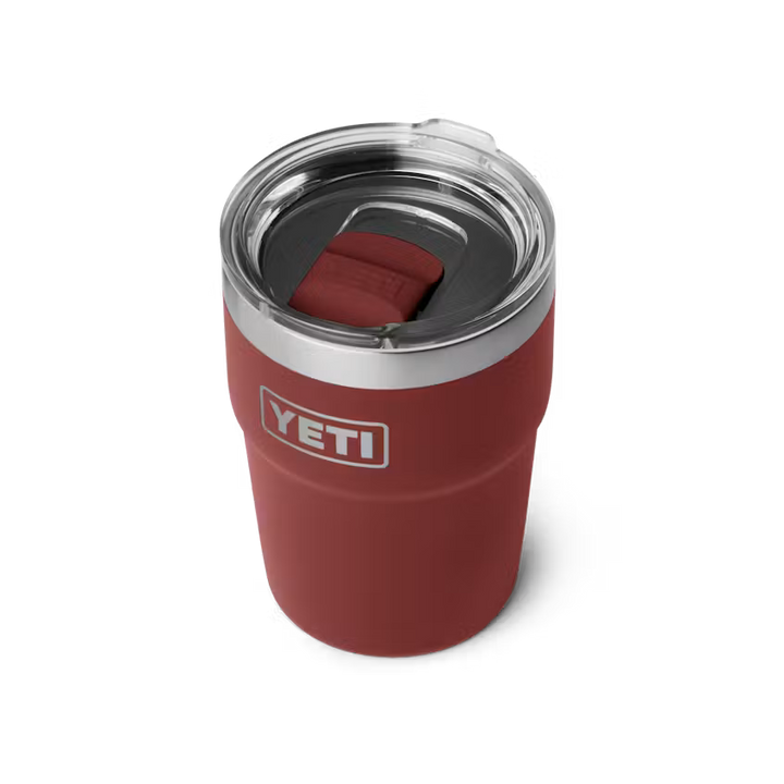 YETI RAMBLER 16 OZ STACKABLE CUP MS STAG RED