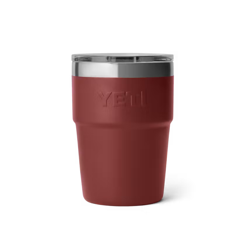 YETI RAMBLER 16 OZ STACKABLE CUP MS STAG RED