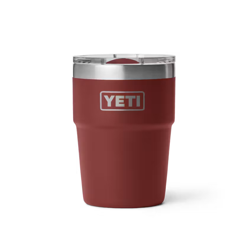 YETI RAMBLER 16 OZ STACKABLE CUP MS STAG RED