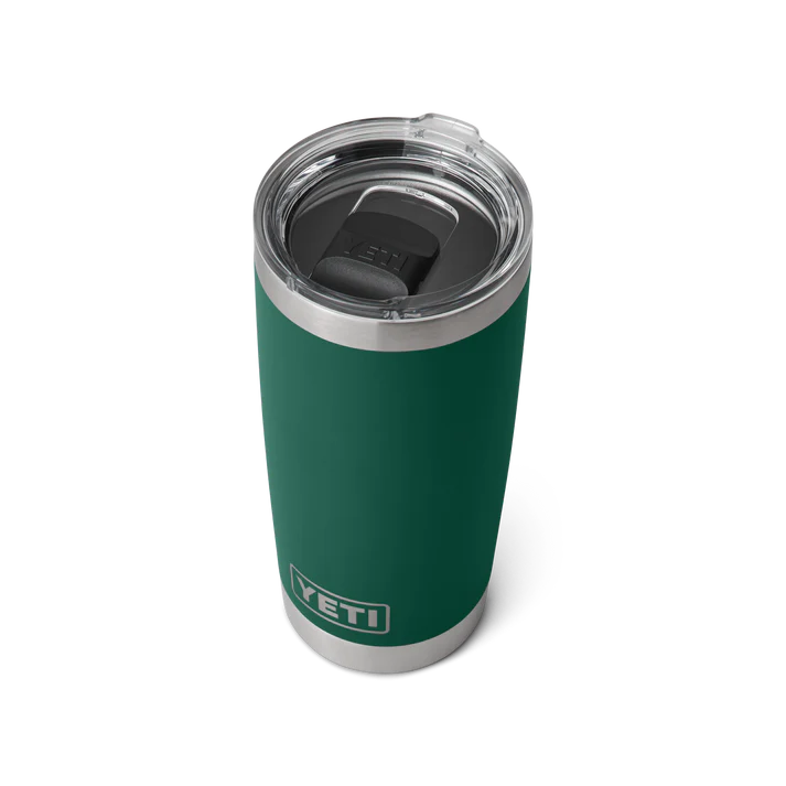 YETI RAMBLER 20 OZ TUMBLER BLACK FOREST GREEN