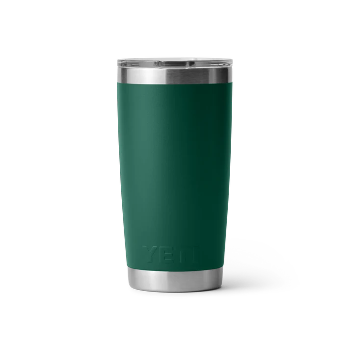 YETI RAMBLER 20 OZ TUMBLER BLACK FOREST GREEN