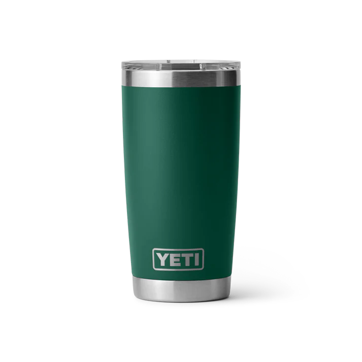 YETI RAMBLER 20 OZ TUMBLER BLACK FOREST GREEN