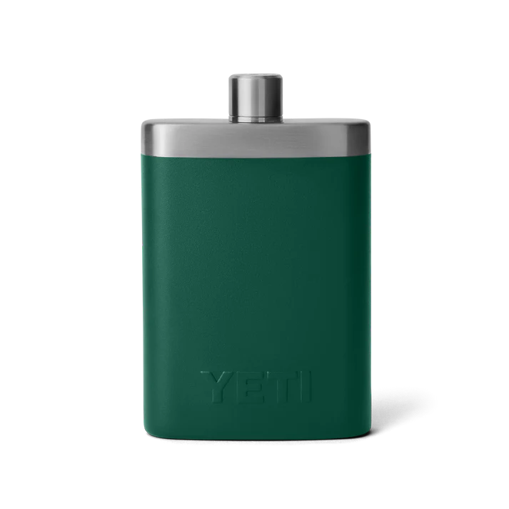 YETI RAMBLER FLASK BLACK FOREST GREEN
