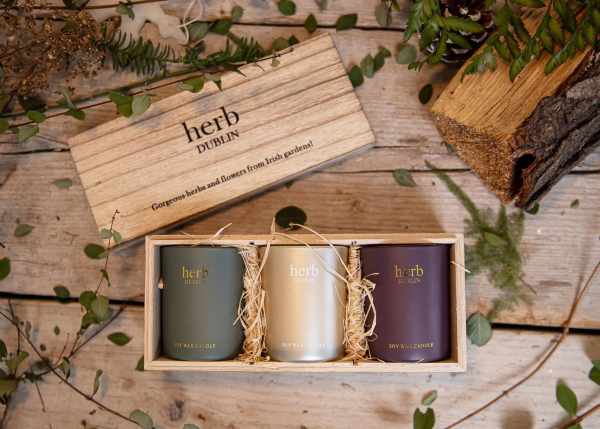 HERB TRIO VOTIVE SET