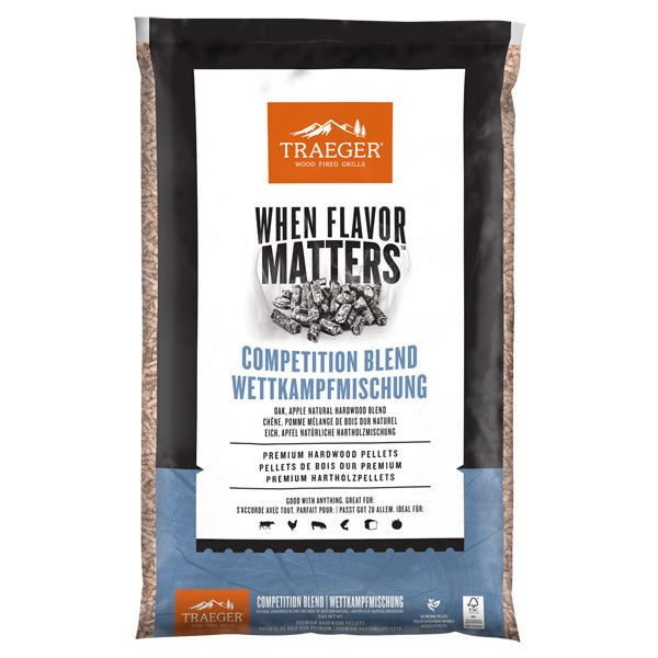 TRAEGER MULTILINGUAL - COMPETITION PELLETS 9 kg BAG