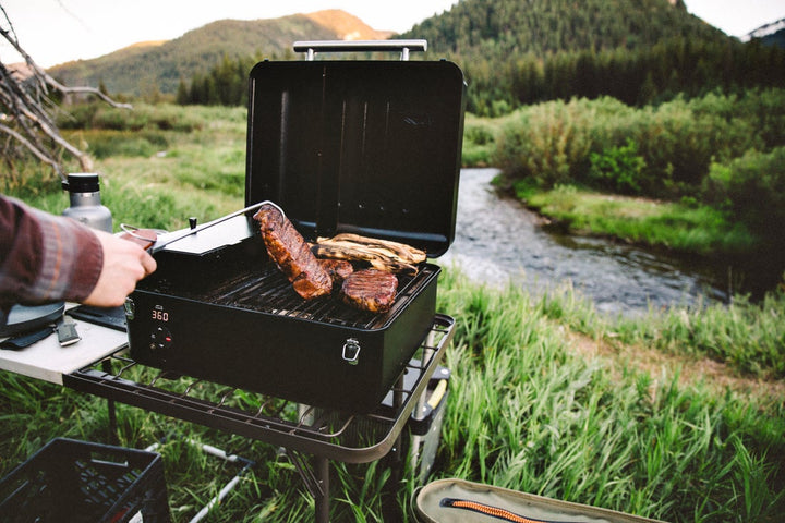 Traeger Ranger Pellet Grill in mountains in Ireland