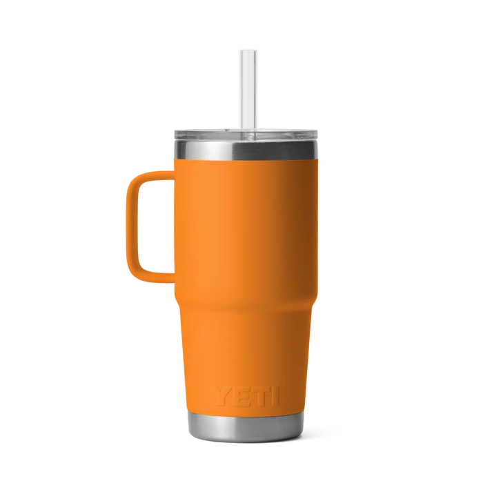 YETI RAMBLER 25 OZ STRAW MUG KING CRAB ORANGE