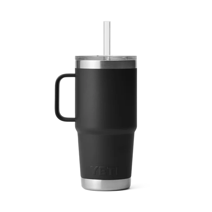 Yeti Rambler 25 OZ (739 ML) Straw Mug Black