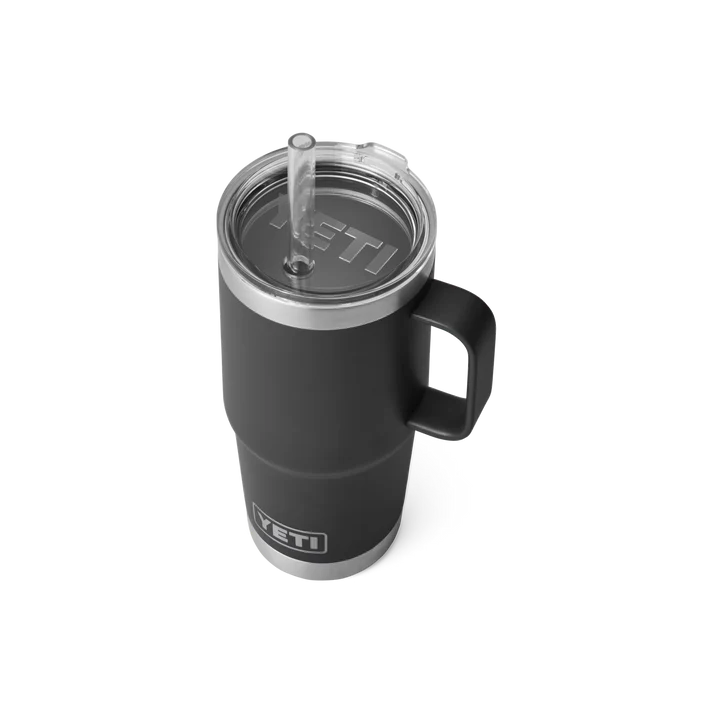 Yeti Rambler 25 OZ (739 ML) Straw Mug Black