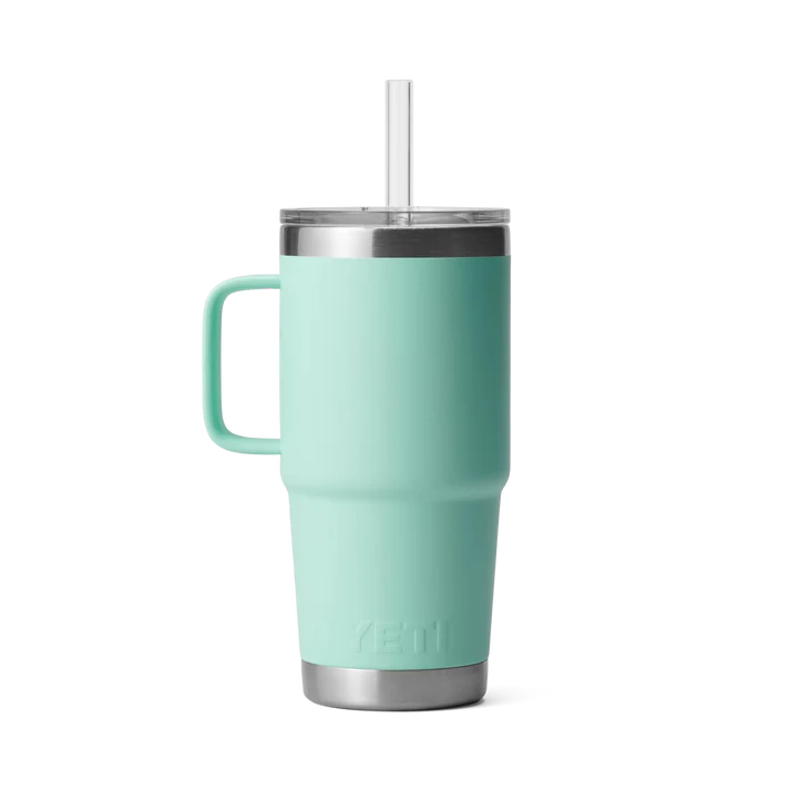 Yeti Rambler 25 OZ (739 ML) Straw Mug Seafoam
