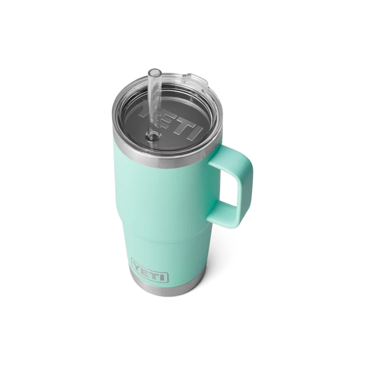 Yeti Rambler 25 OZ (739 ML) Straw Mug Seafoam