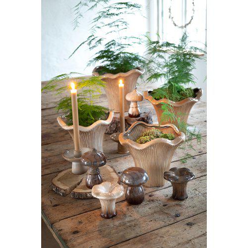 CHANTERELLE Pot  Brown Melange 25x22cm