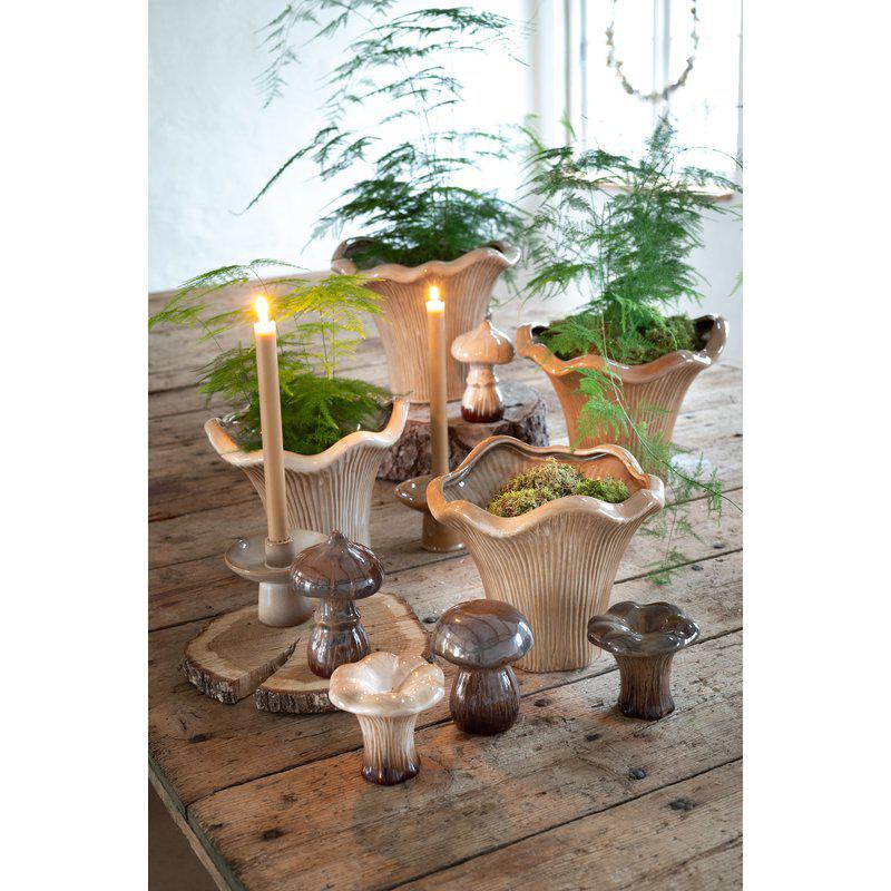 CHANTERELLE Pot  Brown Melange 30x25cm