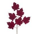 Velvet Maple Leaf Spray 70cm