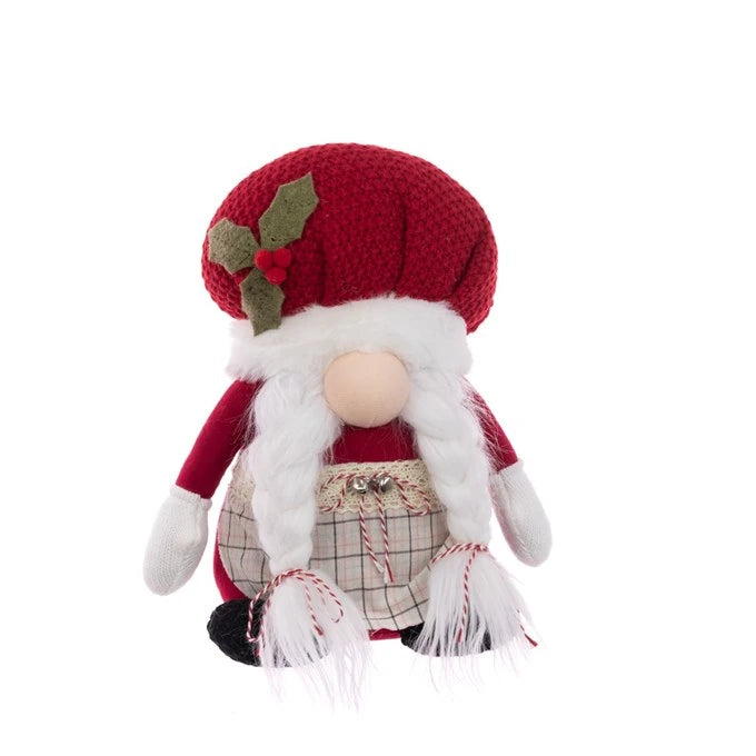 Knitted Mrs Claus Gonk 51cm