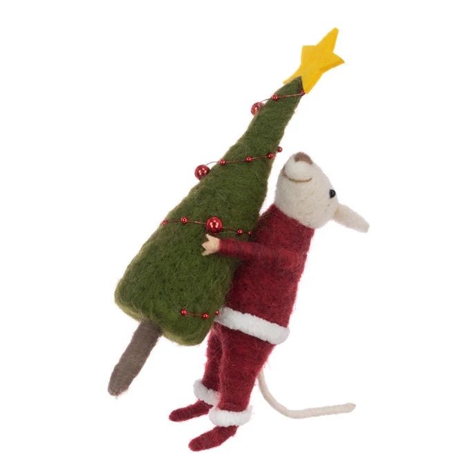 FELT Mouse Carrying Tree 17cm