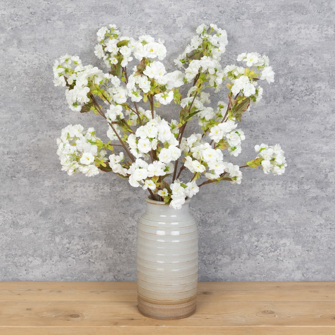 Cherry Blossom Spray White 92cm