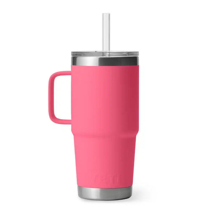 Yeti Rambler 25 OZ (739 ML) Straw Mug Tropical Pink