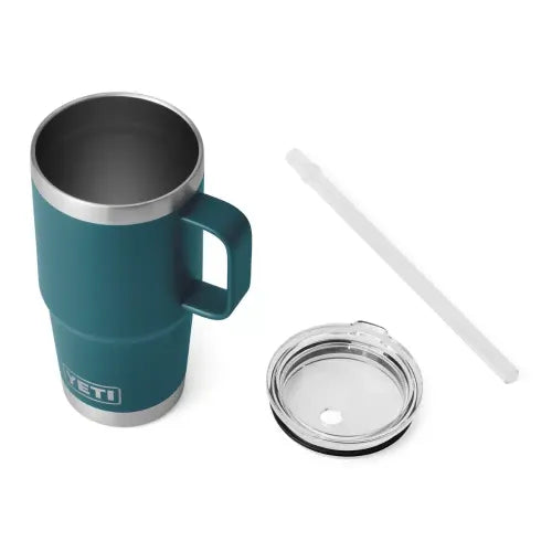 Yeti Rambler 25 OZ (739 ML) Straw Mug Agave Teal