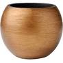 Vase ball Retro 10x9 gold