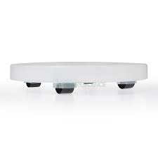 SAUCER WITH WHEELS Ø35cm TRANSP.