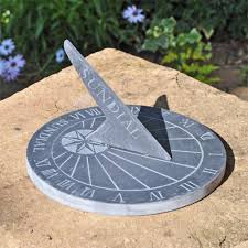 Sundial slate round