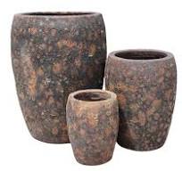 HEBA ATLANTIS PLANTER D50H70CM