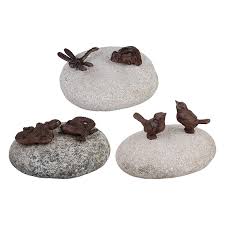 Two Animals On Pebble - Ornaments - Windyridge Garden Centre