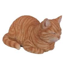 Rl Dreaming Cat Ginger B - Ornaments - Windyridge Garden Centre