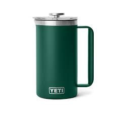 Rambler 34 Oz French Press - Black Forest Green