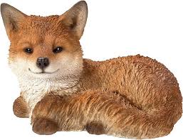 Rl Resting Fox Cub D - Ornaments - Windyridge Garden Centre