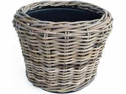Pot Round Grey Ø30 H27cm - Split