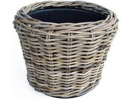 Pot Round Grey Ø25 H22cm - Split