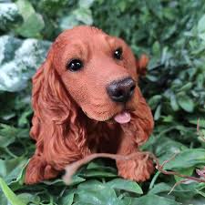Active Pups Golden Red Cocker Spaniel D - Ornaments - Windyridge Garden Centre