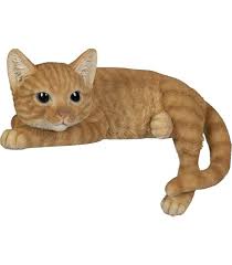 Rl Laying Cat Ginger D - Ornaments - Windyridge Garden Centre