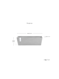 Bruges Taupe Trough 55cm