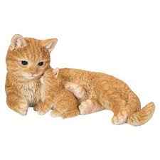 Rl Mother/Kitten Ginger B - Ornaments - Windyridge Garden Centre