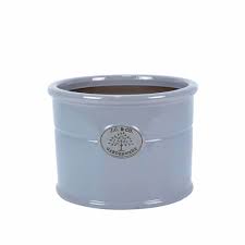 JC & CO Sky Blue Glazed Cylinder Ø29cm