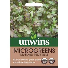 MicroGreens Mustard Red Frills