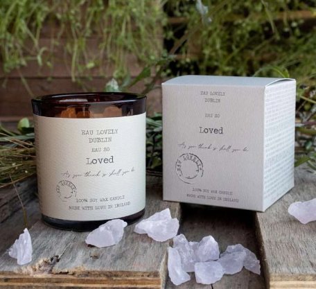 Eau So Loved Candle - Gift Shop - Windyridge Garden Centre