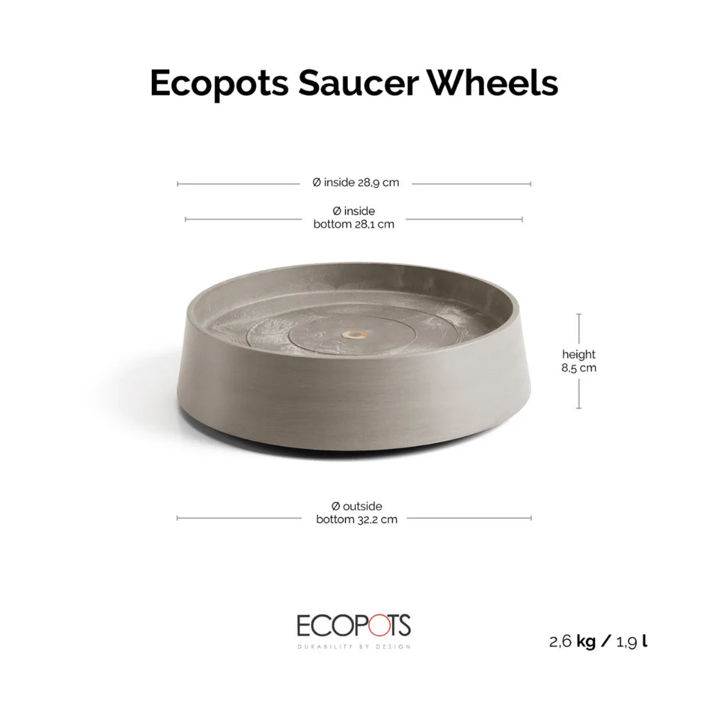 Saucer Oslo Wheels 35 Taupe